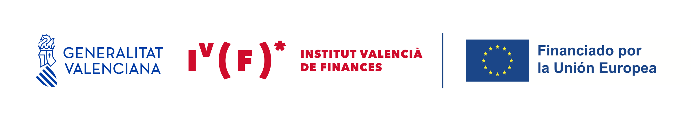 Generalitat Valenciana · Institut Valencià de Finances (IVF) · Financiado por la Unión Europea